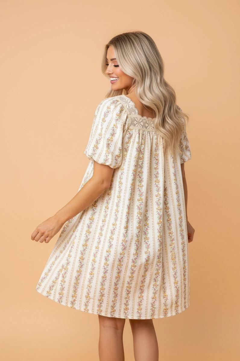 Pink Floral Dress *PREORDER*
