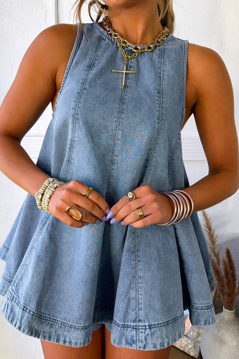 Denim Romper *PREORDER*