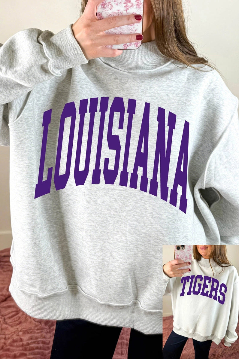 Louisiana Reversable Mockneck *PREORDER*