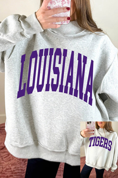 Louisiana Reversable Mockneck *PREORDER*