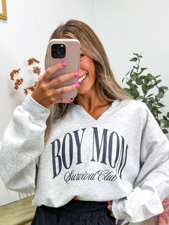 Boy Mom Survival Sweatshirt *PREORDER*