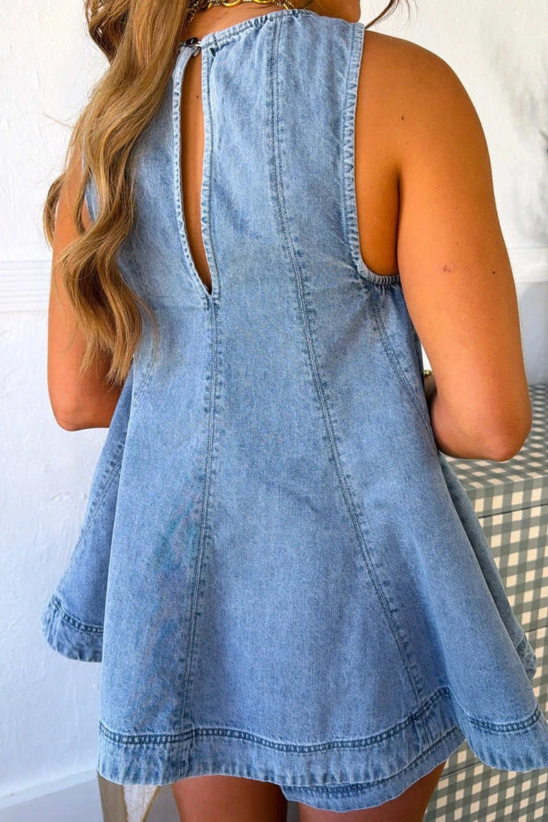 Denim Romper *PREORDER*
