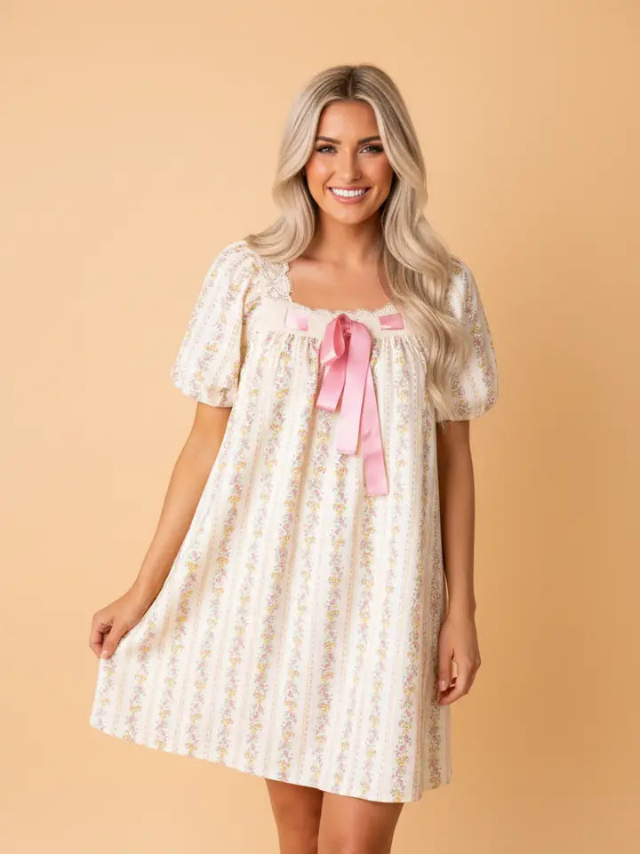Pink Floral Dress *PREORDER*
