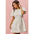 Floral Jacquard Bubble Dress *PREORDER*