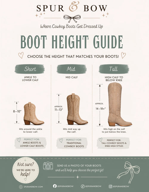 Denim Boot Ribbons *PREORDER*